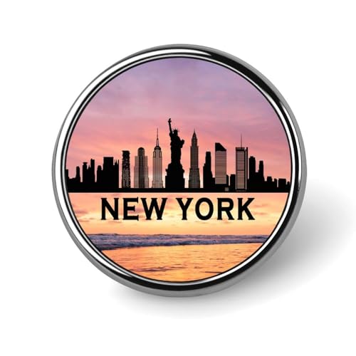 Freecustom Emaille-Pins Großpackung Pins Deutschland Frankfurt Skyline Pins für Rucksäcke Nation Hauptstadt Nationen benutzerdefinierte Knöpfe Native lustige patriotische Abzeichen Brosche für Freunde von Freecustom