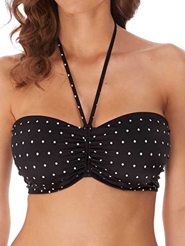 Freya Damen Bügel-Bandeau-Badeshirt AS7233 - Schwarz - 75E von Freya