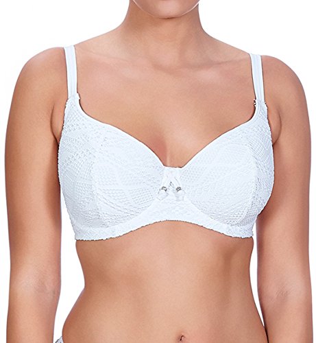 Freya Damen Sundance Underwire Sweetheart Top Bikini, Weiß, 70FF von Freya