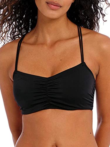 Freya Juwelen Cove Bralet Bikini Top Einfarbig Schwarz 36G von Freya