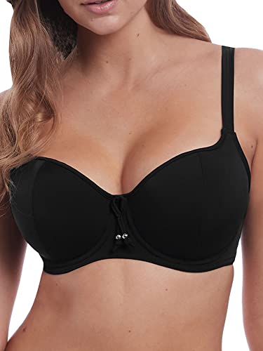 Freya Remix Sweetheart Bikini Top, 38G, Black von Freya