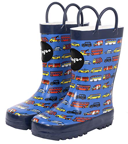 Fringoo - Jungen - Jungen Gummistiefel - Stau Gummistiefel - Regen Jungenstiefel - Größe Kinder - EU 25 von Fringoo