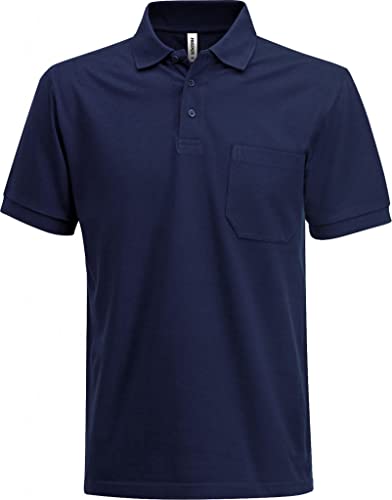 Fristads Schweres Poloshirt 1721 PIQ - Größe XL - Dunkles Marineblau von Fristads