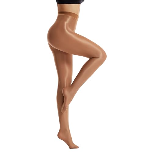 Frola Tanzstrumpfhose für Damen, 70D schimmernde Strumpfhose, Strümpfe, Nude, Saphing, Strumpfhose für Ballett, Fußstrumpfhose, braun, XXL-3XL Frola Tanzstrumpfhose für Damen, 70D schimmernde Strumpfhose, Strümpfe, Nude, Saphing, Strumpfhose für Ballett, Fußstrumpfhose, braun, XXL-3XL von Frola