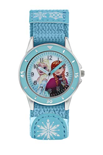 Frozen Mädchen Analog Quarz Uhr mit Stoff Armband FZN5014 von Frozen