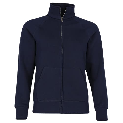 Premium Sweatjacke Lady-Fit - Farbe: Deep Navy - Größe: XXL von Fruit of the Loom