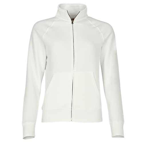 Fruit of The Loom Damen Sweatjacke Premium Lady-Fit Weiß White M von Fruit of the Loom