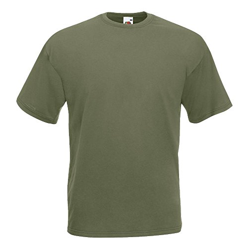 Fruit of the Loom - Classic T-Shirt 'Value Weight auch Farbsets S M L XL XXL 3XL 4XL 5XL 'Value Weight' L,Classic Olive von Fruit of the Loom