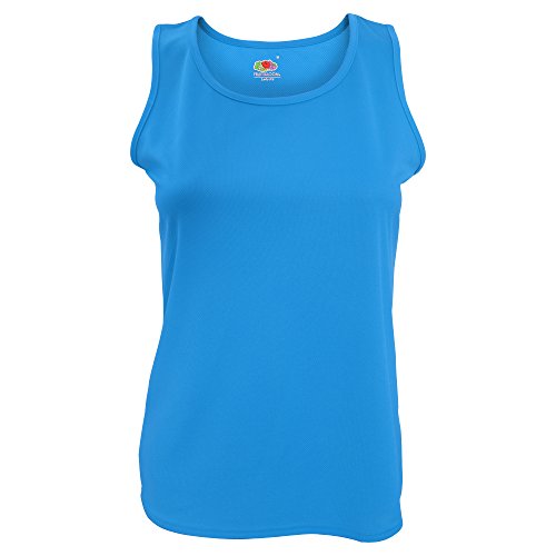 Fruit of the Loom Damen Tank Top Performance Vest Lady-Fit 61-418-0 Azure Blue XL Fruit of the Loom Damen Tank Top Performance Vest Lady-Fit 61-418-0 Azure Blue XL von Fruit of the Loom