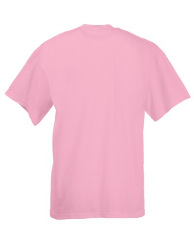 Fruit of the Loom Herren Heavy Cotton T-Shirt, Rosa (hell), Large von Fruit of the Loom