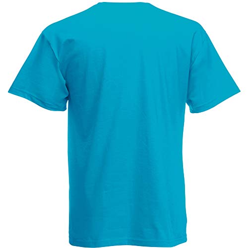 Fruit of the Loom Herren Screen Stars Original T-Shirt (3XL) (Azurblau) von Fruit of the Loom