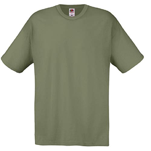 Fruit of the Loom Herren Screen Stars Original T-Shirt (3XL) (Olive) von Fruit of the Loom