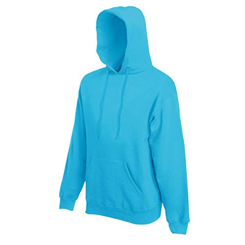 Fruit of the Loom Hooded Sweat Azurblau - M von Fruit of the Loom