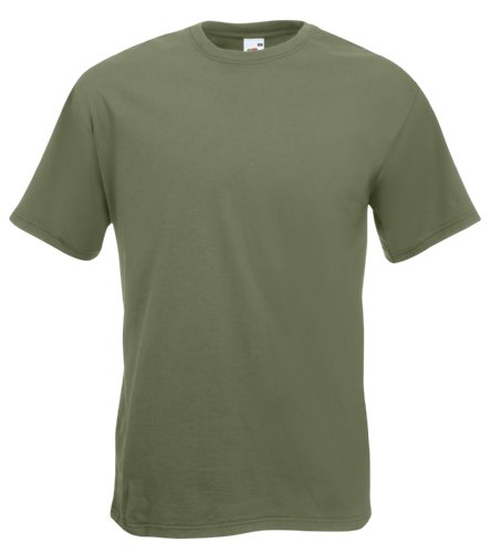 Fruit of the Loom Super Premium T-Shirt Klassische Olive XL XL,Klassische Olive von Fruit of the Loom