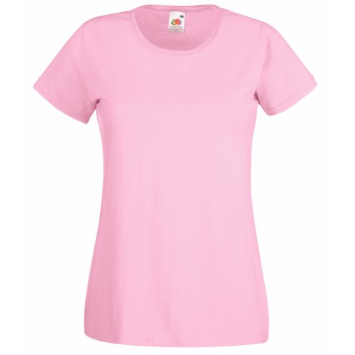 Fruit of the Loom - T-Shirt Johnson, UTBC1354, Pink, UTBC1354 S von Fruit of the Loom