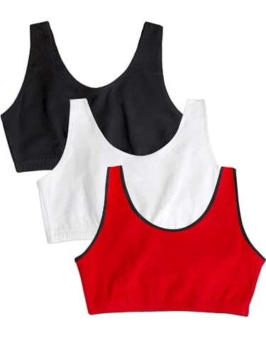 Fruit of the Loom Women's Built Up Tank Style Sports Bra, Heather Grey/White/White/Blue Heather 4-Pack, 40 Fruit of the Loom Women's Built Up Tank Style Sports Bra, Heather Grey/White/White/Blue Heather 4-Pack, 40 von Fruit of the Loom