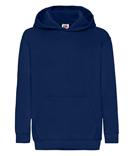 Fruit of the Loom klassischer Kapuzenpullover für Jungen Gr. 5 Jahre, navy von Fruit of the Loom