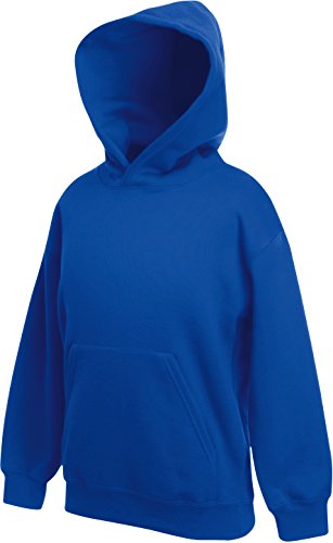 Fruit of the Loom: Kids` Hooded Sweat 62-043-0, Größe:116 (5-6);Farbe:Royal Blue von Fruit of the Loom