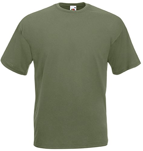 Fruit of the Loom Herren T-Shirt grün Classic Olive Large von Fruit of the Loom