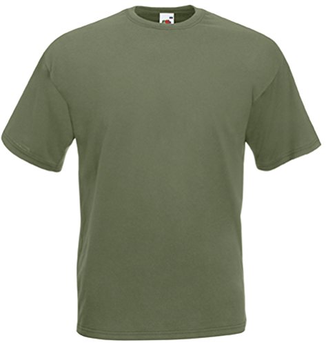 Fruit of the Loom Herren T-Shirt grün Classic Olive Small von Fruit of the Loom