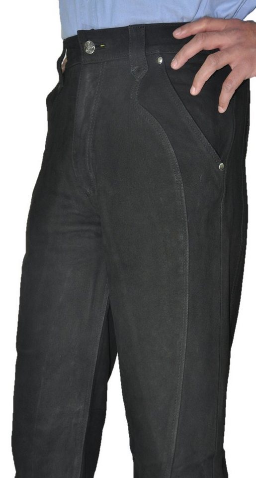 Fuente Leather Wears Lederhose 501 Lederjeans lang Herren von Fuente Leather Wears