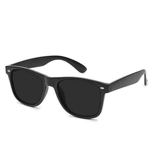 Fuisetaea Outdoor Retro Distance Polarized Myopia Sonnenbrille -1.50 Driving Tinted Grey Nearsighted Brille von Fuisetaea