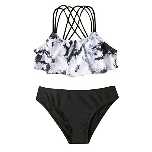 Fulidngzg Bikini Mädchen Teenager mit Shorts Mädchen Zweiteilige Badeanzüge Rüschen Bikinioberteil mit Triangel Bedruckte Bikinihose Mädchen Tankini For 2-14 Jahre Bikini Mädchen Badeanzug Fulidngzg Bikini Mädchen Teenager mit Shorts Mädchen Zweiteilige Badeanzüge Rüschen Bikinioberteil mit Triangel Bedruckte Bikinihose Mädchen Tankini For 2-14 Jahre Bikini Mädchen Badeanzug von Fulidngzg