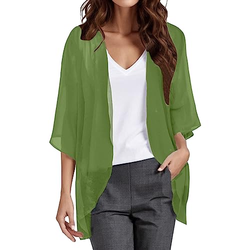 Fulidngzg Damen Bolero Festlich Leichte Zum Kleid Kurzblazer Kurzarm Kurz Bolero Schwarz Dünne Jacke Spitze Festlich Strickbolero Häkel Crop Elegante Cardigan Strickjacken von Fulidngzg