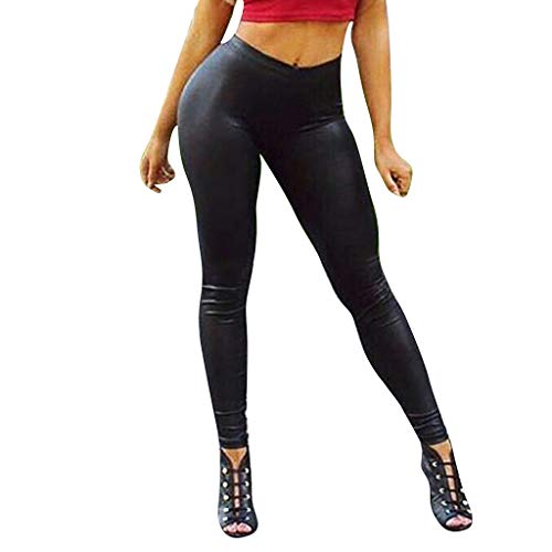 Fulidngzg Damen Lederhose, Steampunk Glanz Kunstlederhose Lederhose Schwarz Push Up Lederleggings Leggings Motorrad Skinny Lackhose Motorradhose High Waist Latex Leder Lederoptik Hose Fulidngzg Damen Lederhose, Steampunk Glanz Kunstlederhose Lederhose Schwarz Push Up Lederleggings Leggings Motorrad Skinny Lackhose Motorradhose High Waist Latex Leder Lederoptik Hose von Fulidngzg