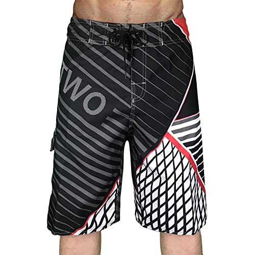 Fulidngzg Kurze Sporthose Herren mit Taschen Reißverschluss Slip Badeslip Stretch Schwimmshorts Boardshorts Große Größen Schnelltrocknend Kurze Hose Badehose 2023 Bademode Badeshorts Schwimmhose von Fulidngzg