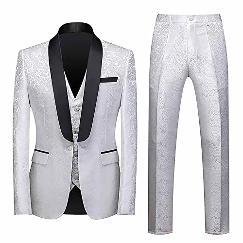 Fulidngzg Schwarzer Anzug Herren Komplett Sakkos Herrenanzug Weißer Modern Hochzeitsanzug Regular Fit Übergröße Smoking Anzug Hochzeit Vintage Blazers Festlich Große Größen Slim Fit Weste Anzug Hosen Fulidngzg Schwarzer Anzug Herren Komplett Sakkos Herrenanzug Weißer Modern Hochzeitsanzug Regular Fit Übergröße Smoking Anzug Hochzeit Vintage Blazers Festlich Große Größen Slim Fit Weste Anzug Hosen von Fulidngzg