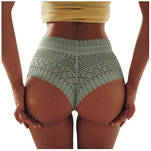 Fulidngzg Slip Damen Sexy Spitze Erotisch Frauen Offen Ouvert Höschen Bikini Nahtlose Slips Große Größen Unterhosen Unterwäsche Dessous Hipster String Tanga von Fulidngzg