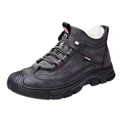 Fulidngzg Stiefel Herren Winter Wasserdicht Breite Füße Schneestiefel Winterschuhe Gefüttert Halbhoch Winterstiefel Winterboots Thermo Winter Schuhe Barfußschuhe Sportlich Wanderschuhe Thermostiefel Fulidngzg Stiefel Herren Winter Wasserdicht Breite Füße Schneestiefel Winterschuhe Gefüttert Halbhoch Winterstiefel Winterboots Thermo Winter Schuhe Barfußschuhe Sportlich Wanderschuhe Thermostiefel von Fulidngzg