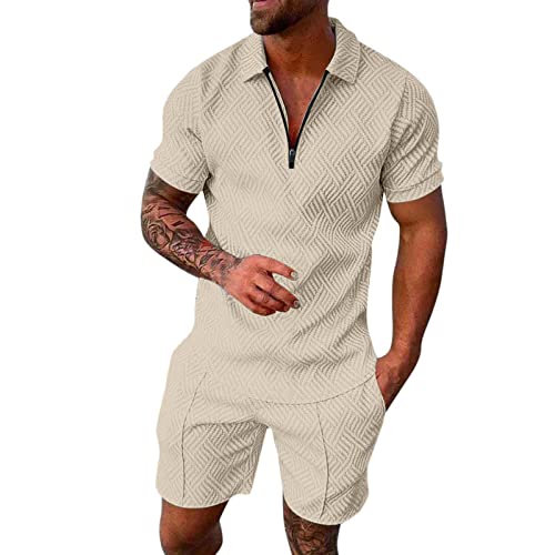 Fulidngzg Streatwear Trainingsanzüge für Herren Shorts und Hemd Kurzarm mit Reißverschluss Jogginganzug Baumwolle Oversize Sommer Outfit Atmungsaktiv Sportanzug 3XL Tracksuit Baggy Sport Kleidung Fulidngzg Streatwear Trainingsanzüge für Herren Shorts und Hemd Kurzarm mit Reißverschluss Jogginganzug Baumwolle Oversize Sommer Outfit Atmungsaktiv Sportanzug 3XL Tracksuit Baggy Sport Kleidung von Fulidngzg