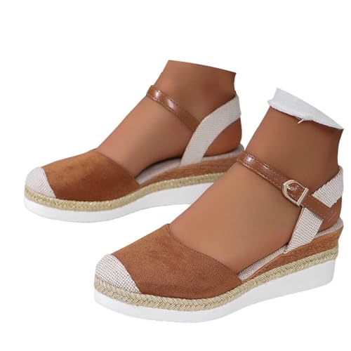 Fulidngzg Wedges Damen Keilabsatz: Schwarz Weite H Bequem Breite Füße Sommersandaletten Geschlossene Sandalen Weiß Sommer Boho Römer Plateau Pumps Keilabsatz Espadrille Fulidngzg Wedges Damen Keilabsatz: Schwarz Weite H Bequem Breite Füße Sommersandaletten Geschlossene Sandalen Weiß Sommer Boho Römer Plateau Pumps Keilabsatz Espadrille von Fulidngzg