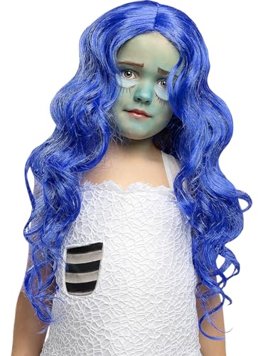 Funidelia | Corpse Bride Perücke für Damen Halloween, Horror, Halloween Bräute - Zubehör für Erwachsene, Zubehör für Kostüm - Grau/Silber von Funidelia