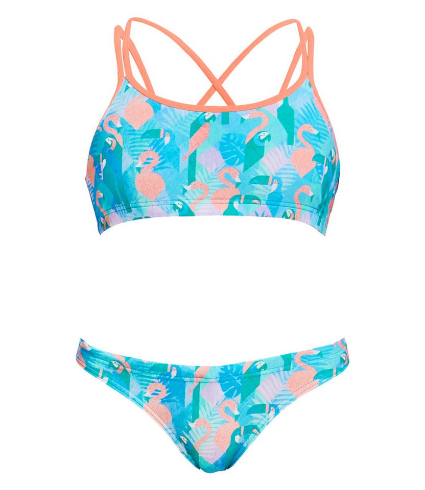 Funkita Bustier-Bikini Criss Cross Pastel Paradise Mädchen mit vielen funktionellen Eigenschaften von Funkita