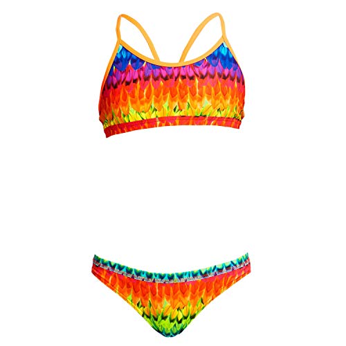 Funkita Mädchen Racerback Two Piece Wing It Bikini (AUS 8/140) von Funkita