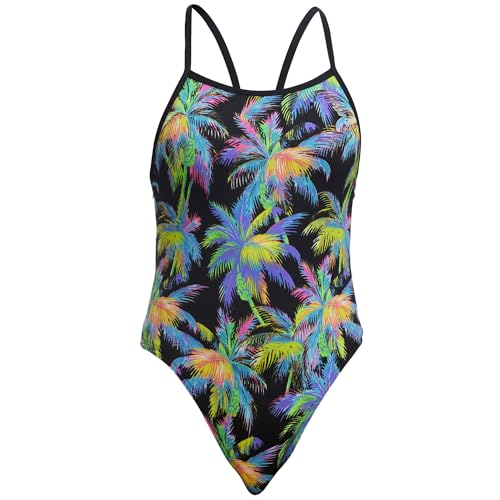 Funkita Paradise Please Badeanzug Mädchen chlorresistent und schnelltrocknend UV 50+, Kinder Größen:152 von Funkita