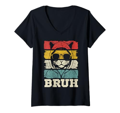 Damen Süße Bürste für Herren, Damen und Kinder, lustiger Spruch, Bruder, Bruder T-Shirt mit V-Ausschnitt Damen Süße Bürste für Herren, Damen und Kinder, lustiger Spruch, Bruder, Bruder T-Shirt mit V-Ausschnitt von Funny Bruh Gift Brother