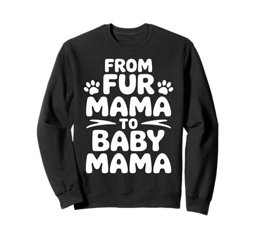 Fur Mama Baby Mama Niedliche Schwangerschaft Ankündigung Geschenk Sweatshirt Fur Mama Baby Mama Niedliche Schwangerschaft Ankündigung Geschenk Sweatshirt von Funny Graphic Tees Women Men Kids