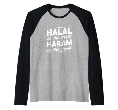 Lustiges muslimisches Hemd | Haram in den Laken Shirt Raglan Lustiges muslimisches Hemd | Haram in den Laken Shirt Raglan von Funny Muslim Gifts & Funny Muslim Tshirts
