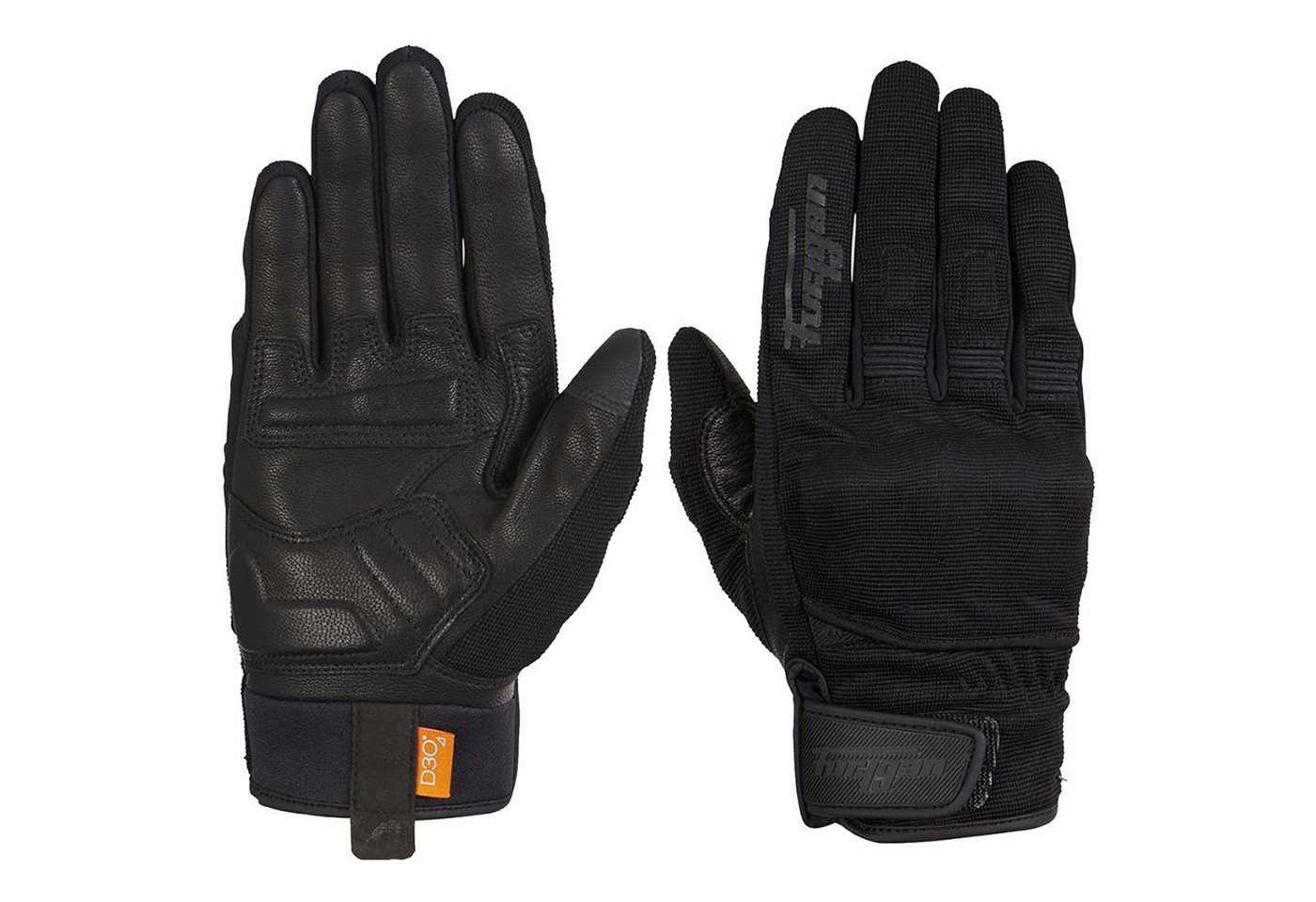 Furygan Motorradhandschuhe Furygan Handschuhe 4485-1 Jet D3O schwarz Motorradhandschuhe Sommer kurz mit Protektoren Männer Frauen von Furygan