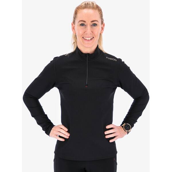 FUSION Damen Pullover mit Reißverschluss WOMENS ZIP NECK von Fusion