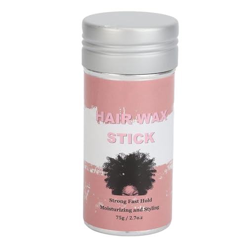 Haar-Finishing-Stick, 75 G Haarwachs-Stick, Starker Halt, Reduziert Krauses, Weiches, Glänzendes Haar-Styling-Wachs für Männer und Frauen von Fyearfly