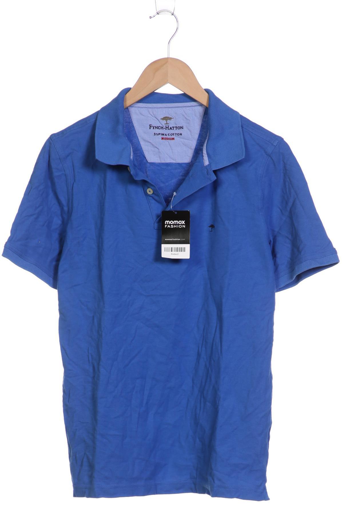 Fynch Hatton Herren Poloshirt, blau, Gr. 48 von Fynch Hatton