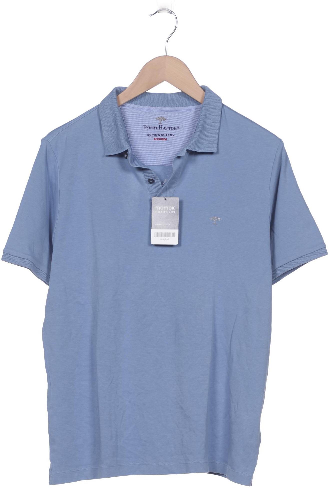 Fynch Hatton Herren Poloshirt, blau, Gr. 48 von Fynch Hatton