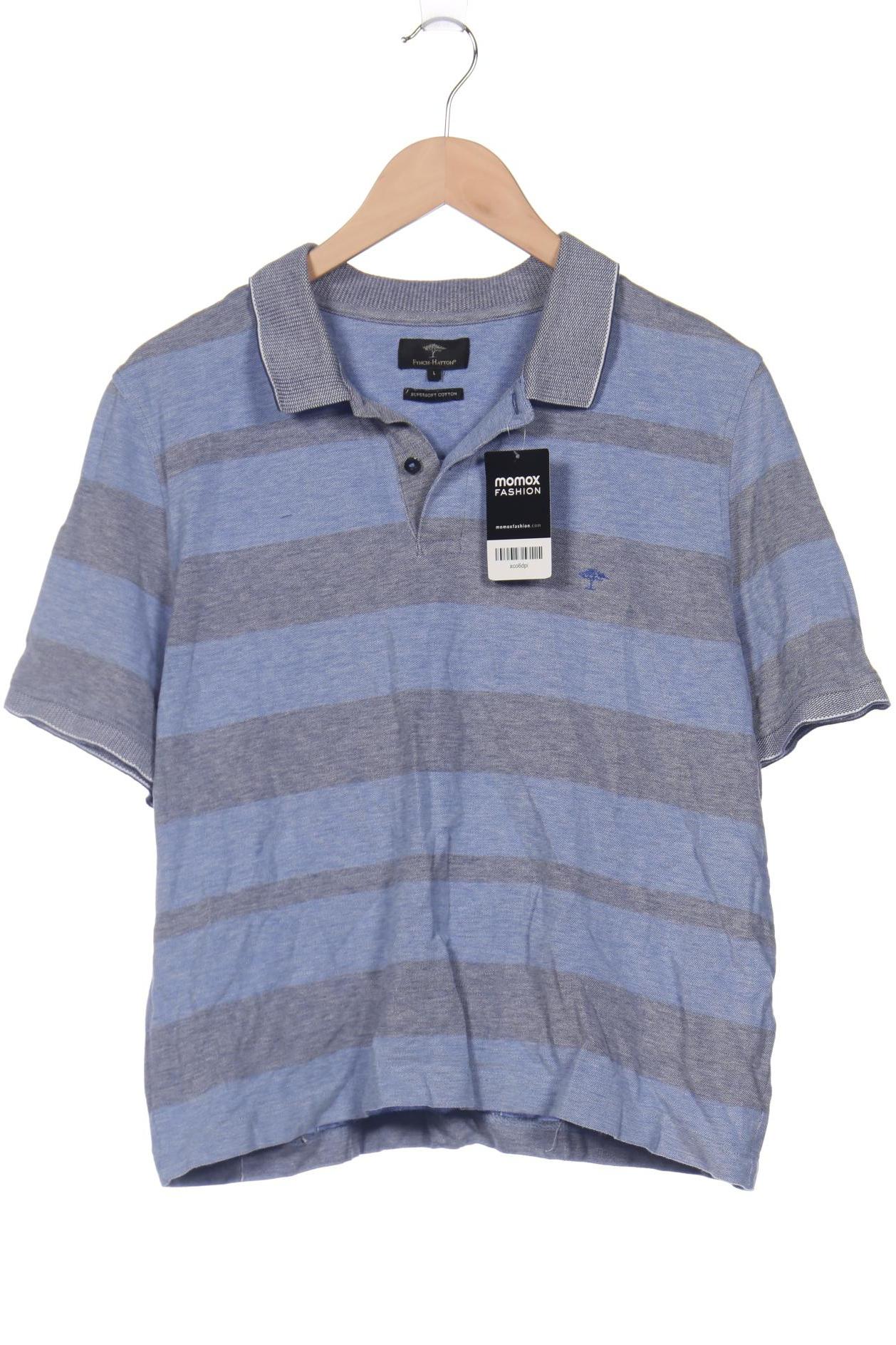 Fynch Hatton Herren Poloshirt, blau, Gr. 52 von Fynch Hatton