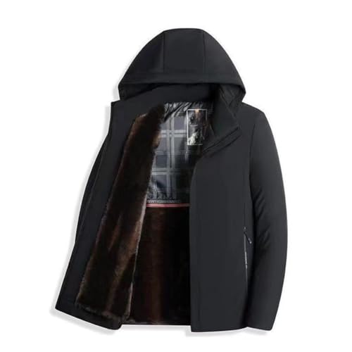 Winterjacken for Herren wasserdicht, Herren-Thermo-Parka mit dicker Kapuze, dicke, winddichte, warme Parka-Jacken mit Kapuze, Outdoor-Thermomäntel mit abnehmbarer Kapuze for Angeln, Skifahren, Wandern Winterjacken for Herren wasserdicht, Herren-Thermo-Parka mit dicker Kapuze, dicke, winddichte, warme Parka-Jacken mit Kapuze, Outdoor-Thermomäntel mit abnehmbarer Kapuze for Angeln, Skifahren, Wandern von Fzysjve