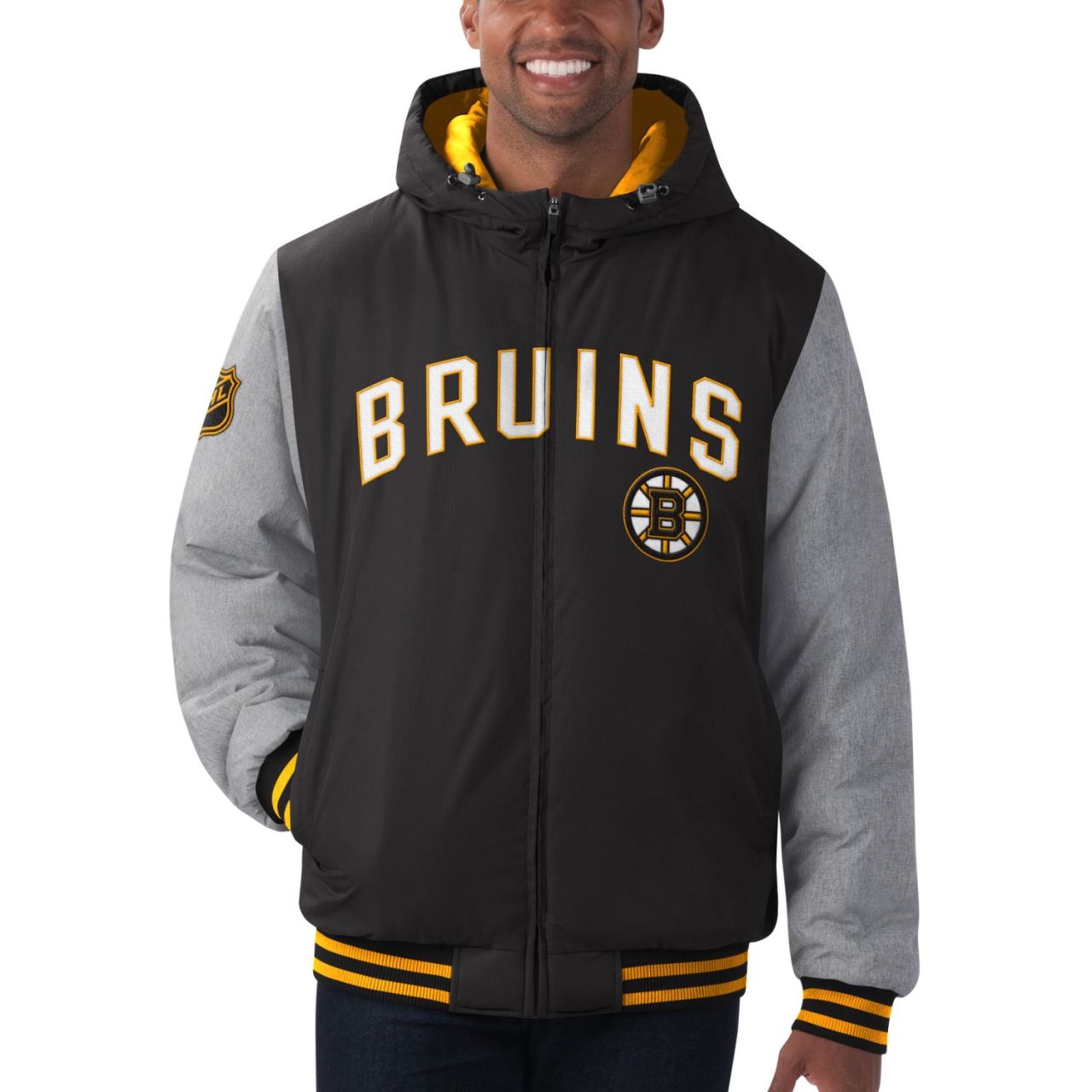 G-III Boston Bruins NHL Coldfront Winter Jacke von G-III